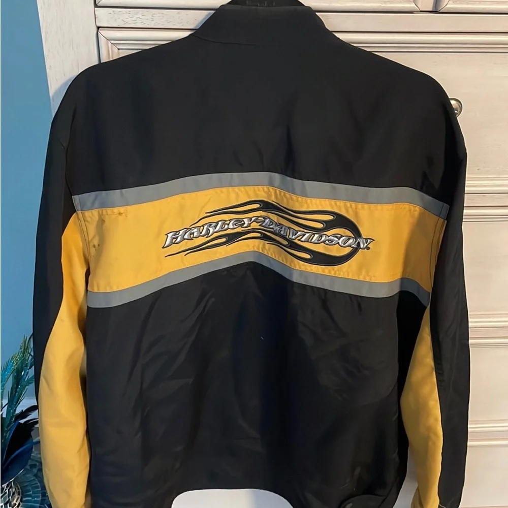 Men’s Harley Davidson, nylon motorcycle jacket large - Picture 7 of 7